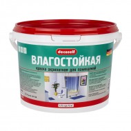 Краска влагостойкая Pufas Decoself белая мороз. (1,72 л)