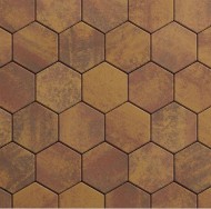 Тротуарная плитка СОТЫ - Листопад гладкий Осень