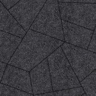 Тротуарная плитка ОРИГАМИ - Стоунмикс Черный, комплект из 6 видов плит