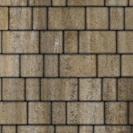 Тротуарная плитка СТАРЫЙ ГОРОД - Искусственный камень Доломит, комплект из 3 видов плит