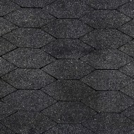 Тротуарная плитка СКОШЕННЫЙ ШЕСТИУГОЛЬНИК - Стоунмикс Белый с черным