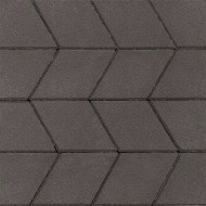 Тротуарная плитка РОМБ Б.1.Р.8 200х200х80 мм Стандарт Черный