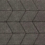Тротуарная плитка РОМБ Б.1.Р.8 200х200х80 мм Гранит Черный