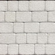 Тротуарная плитка УРИКО, комплект из 3 видов плит, Стоунмикс Белый