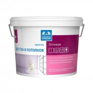 Краска в/д для стен и потолков Ленинградские краски Оптимум (7 кг)