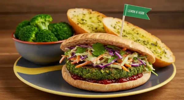 Spiced Chickpea Pitta