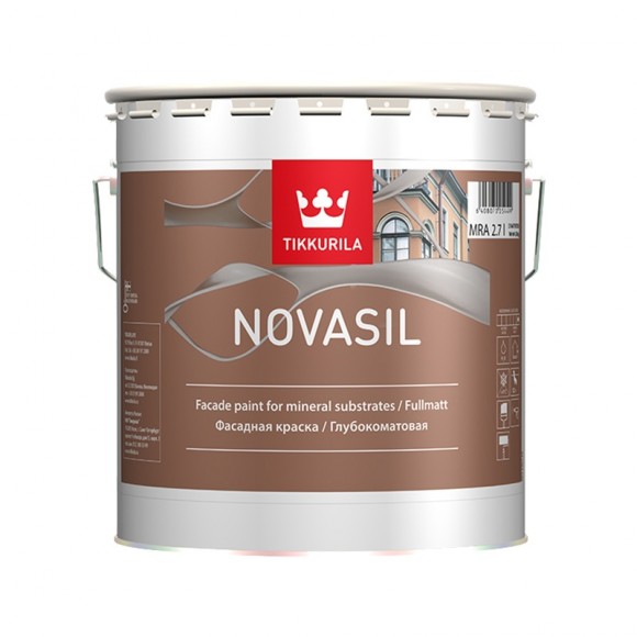 Краска в/д фасадная Tikkurila Novasil MRA (2,7 л)