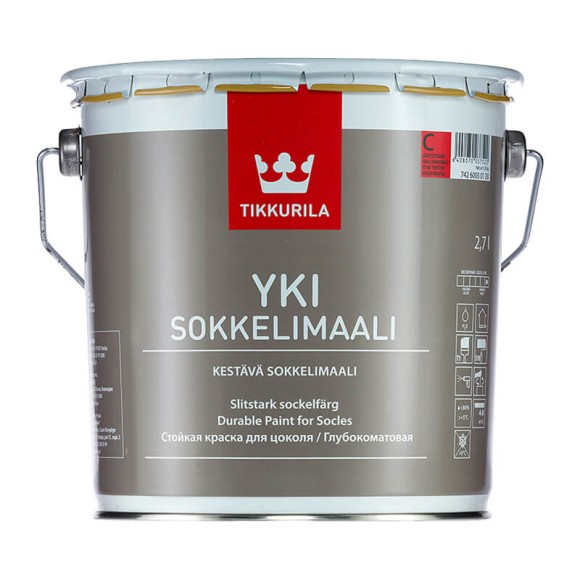 Краска краска для цоколя Tikkurila Yki А (2,7 л)